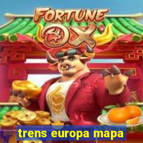 trens europa mapa